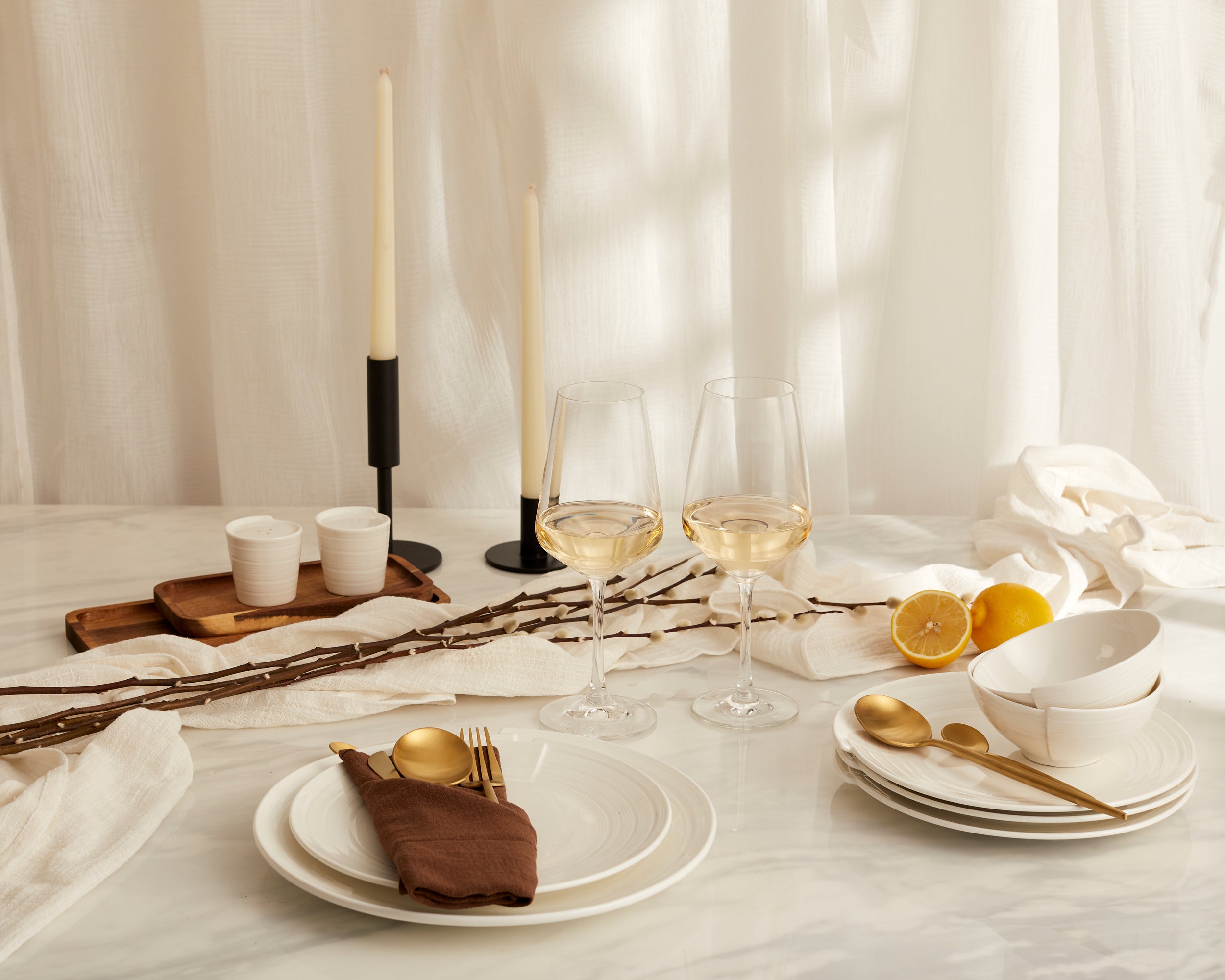 Maeve Porcelain Bowl White