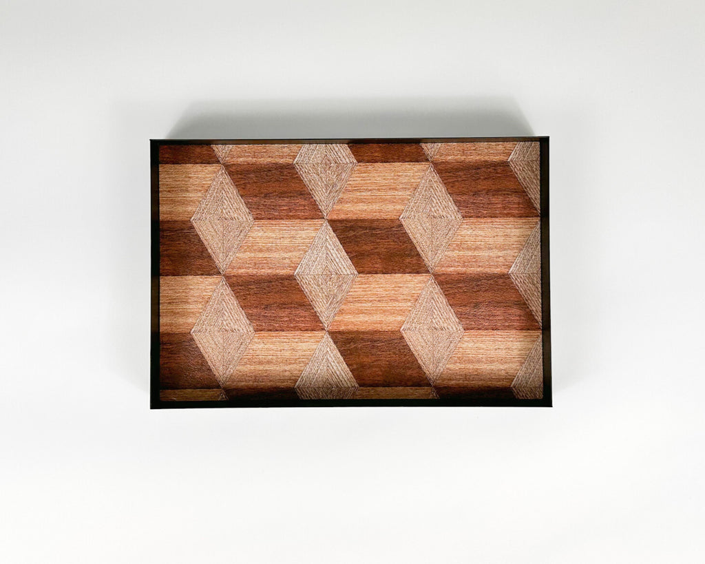 June Rectangle Iron Serving Tray