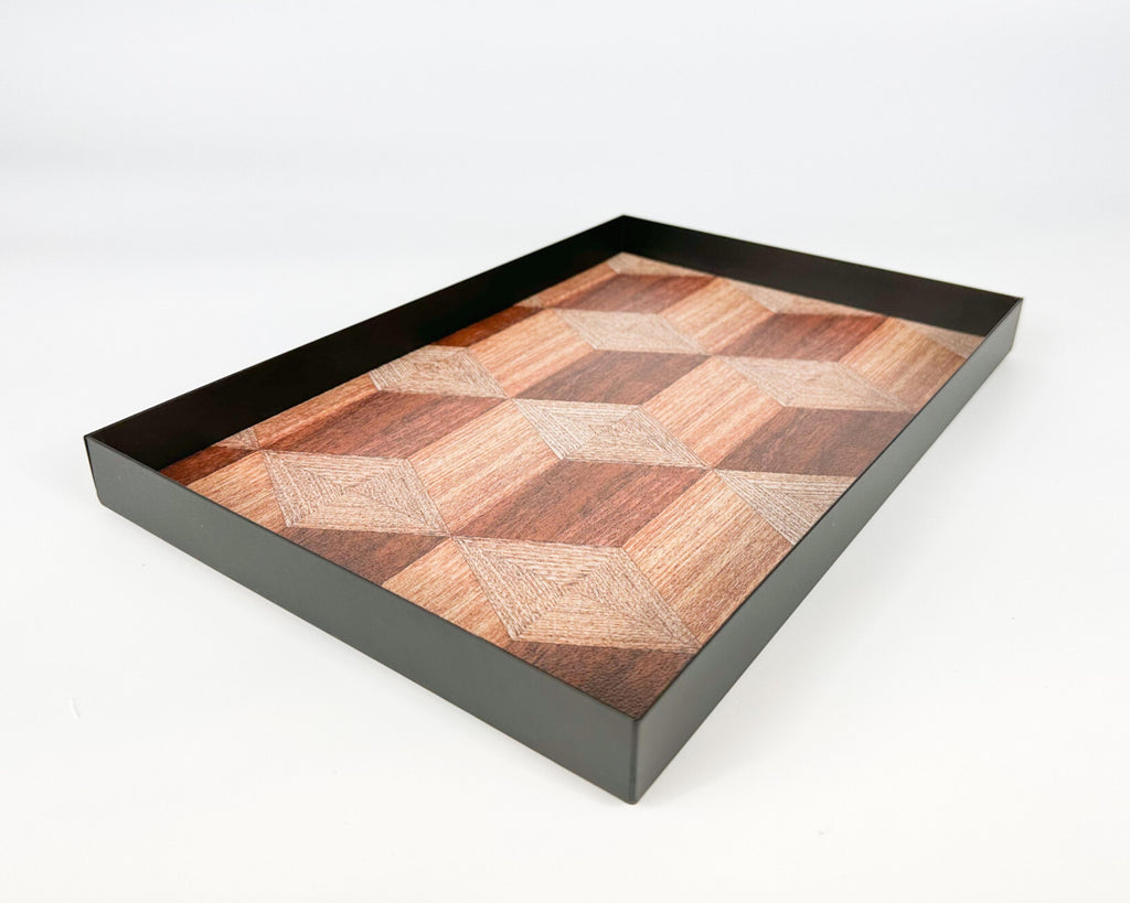 June Rectangle Iron Serving Tray