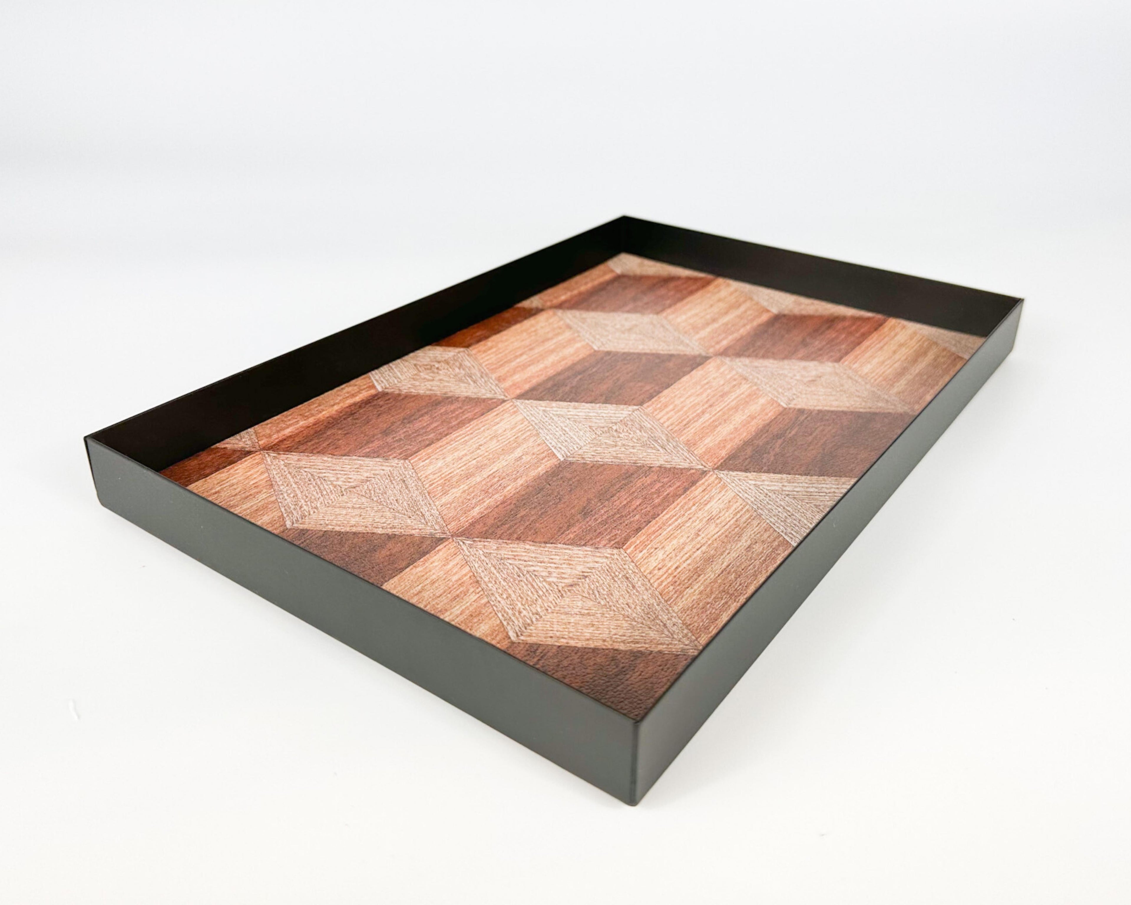 June Rectangle Iron Serving Tray