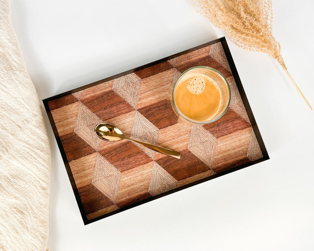 June Rectangle Iron Serving Tray