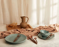 Maeve Porcelain Round Dinner Plate Green